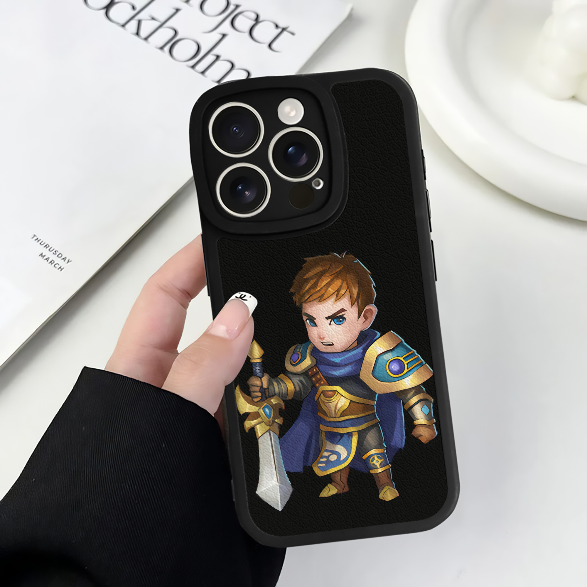 リーグ・オブ・レジェンド League of Legends LOL 【iPhone 16シリーズ対応】シリコンスマホケース（レザー調） 材質：シリコン